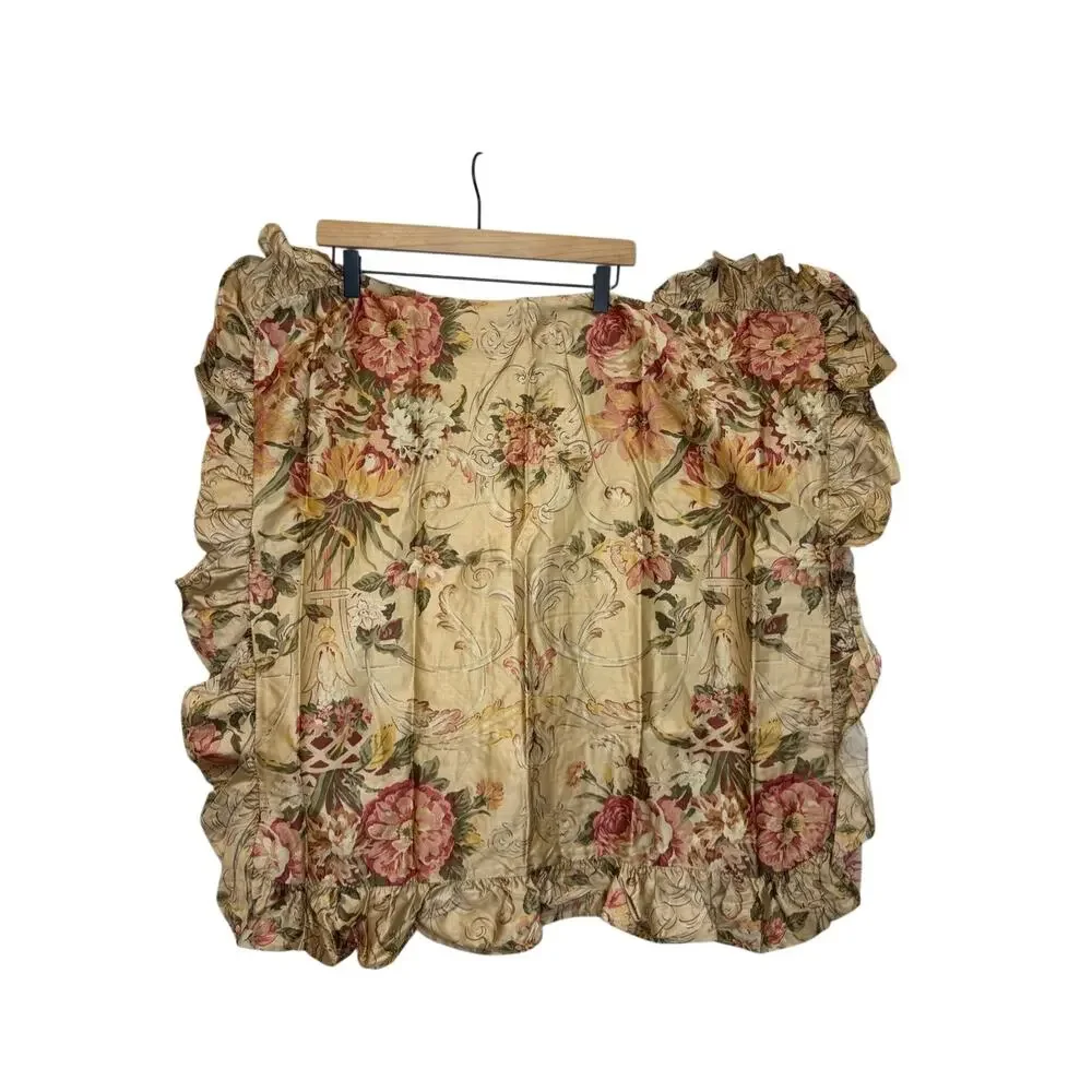 Ralph Lauren One EuropeanSham Guinevere Aragon Medieval Collection‎ Pillow 26x26